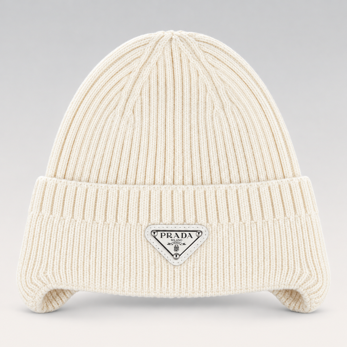 Metal Triangle Logo Beanie