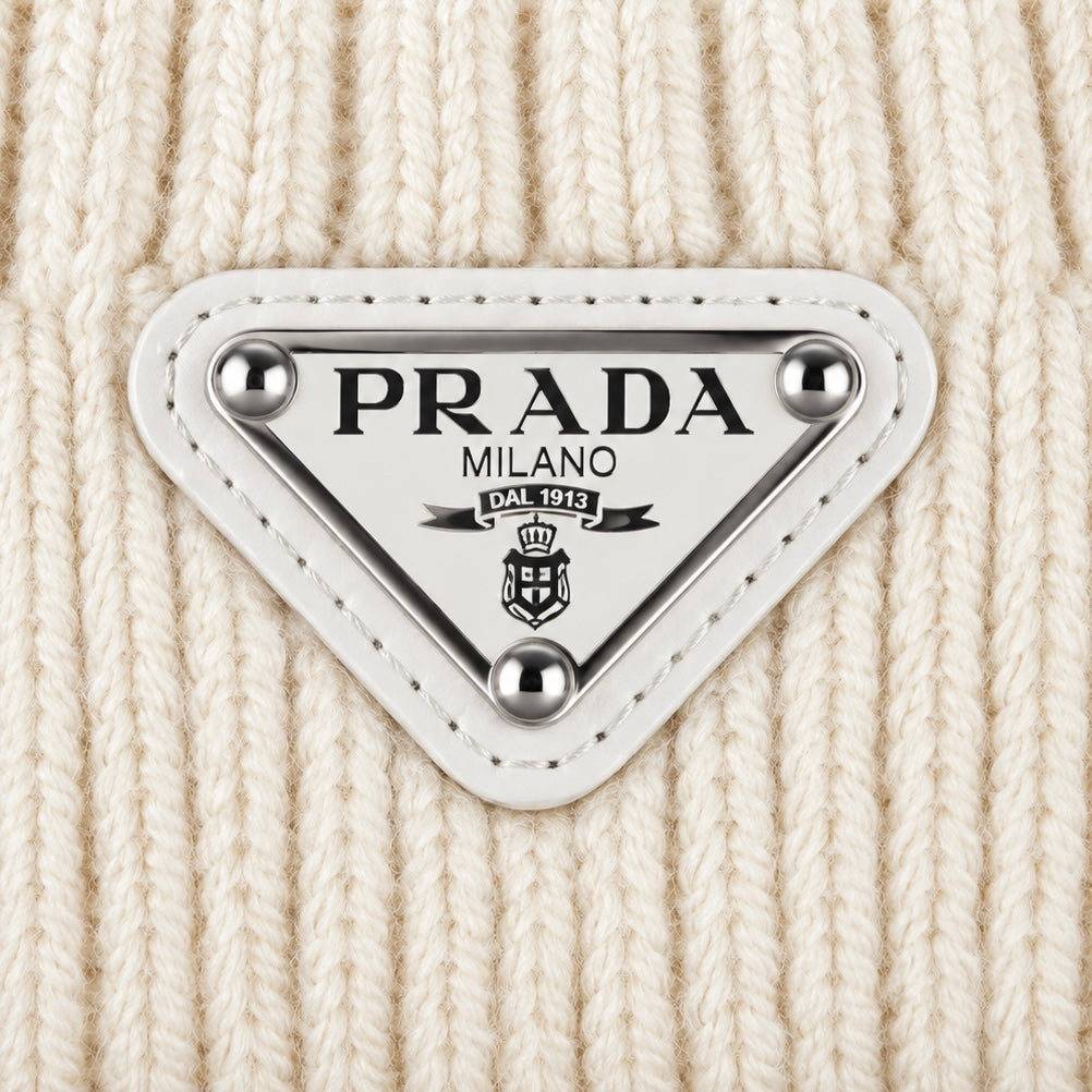 Metal Triangle Logo Beanie