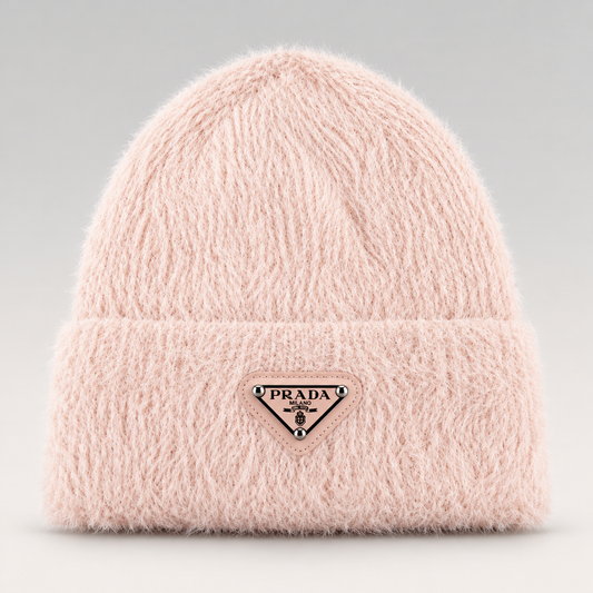 Metal Triangle Logo Beanie
