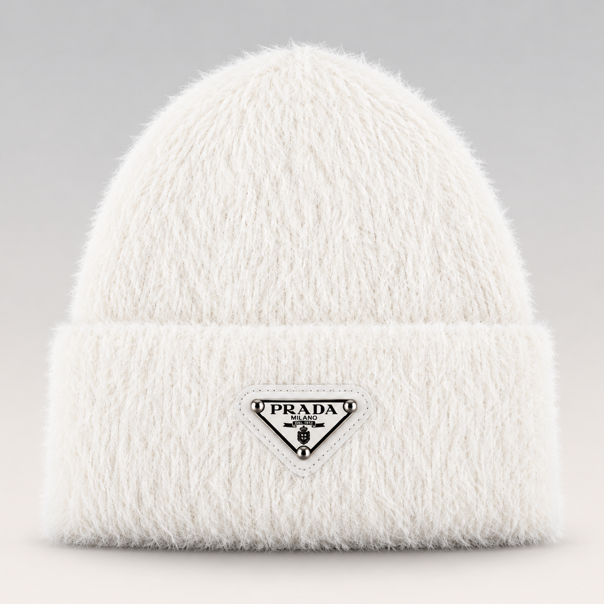 Metal Triangle Logo Beanie