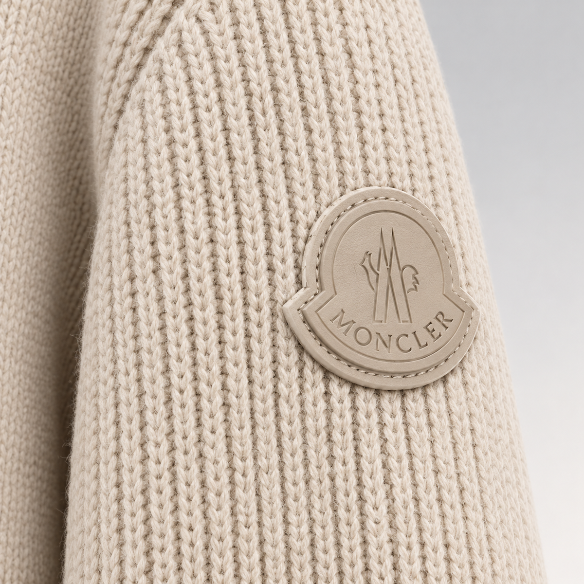 Ribbed Knit Zip-Up Cardigan