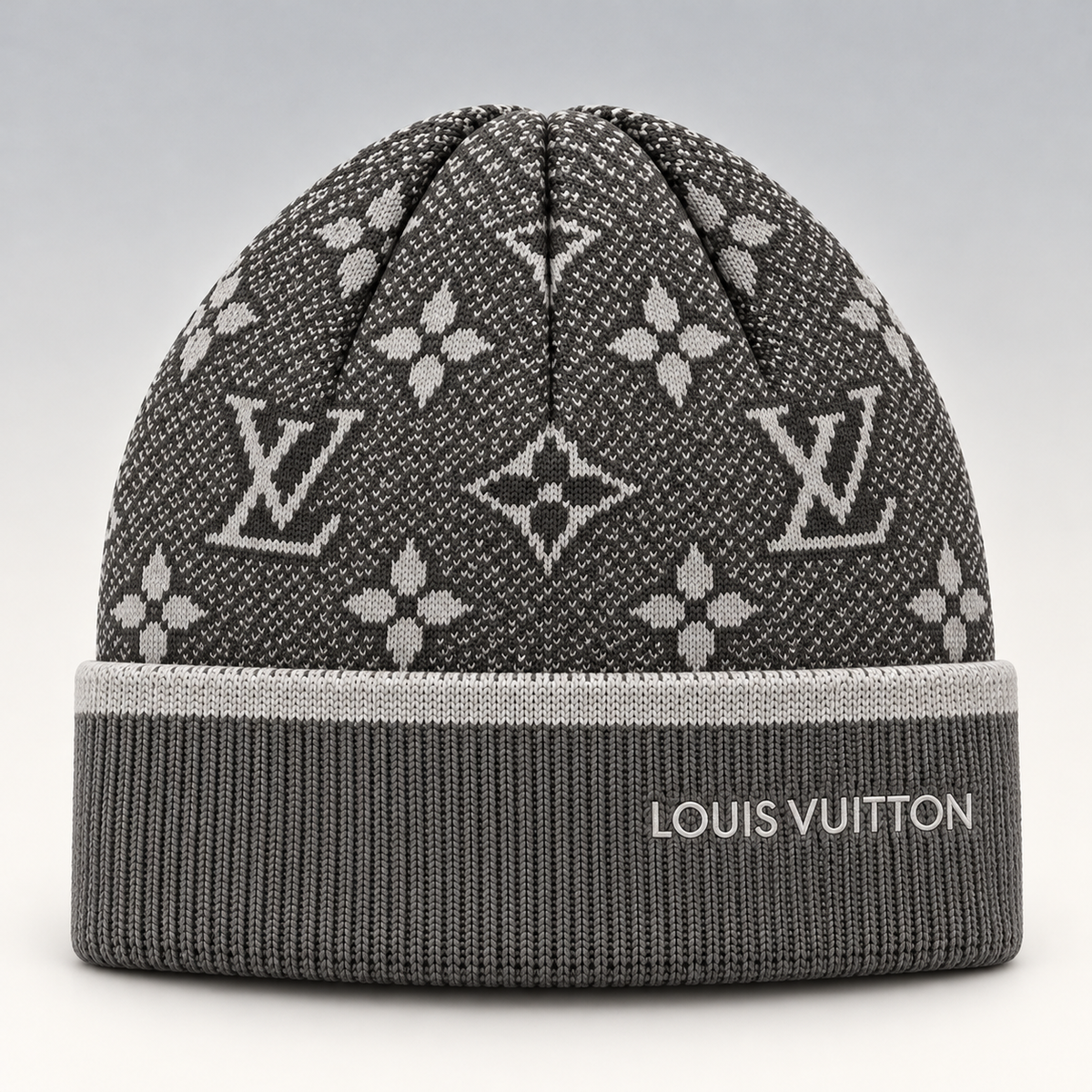 Monogram Knit Beanie & Scarf Set