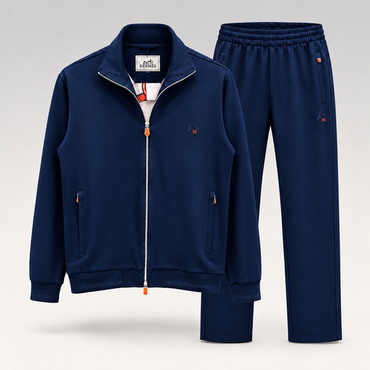 Embroidered Horse Logo Tracksuit