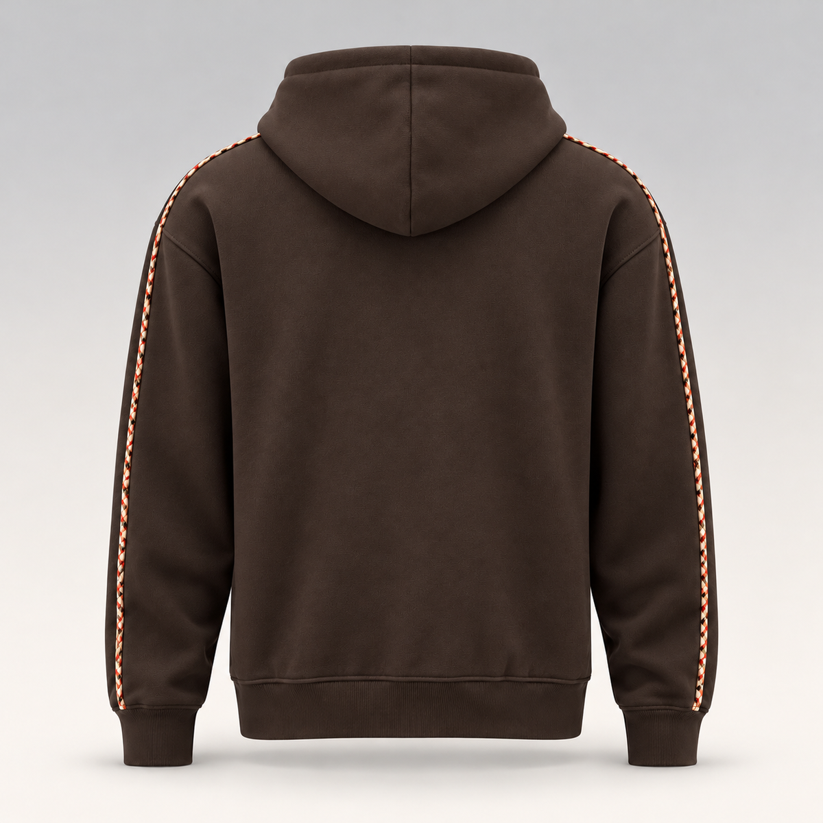 Check Equestrian Knight Logo Hoodie