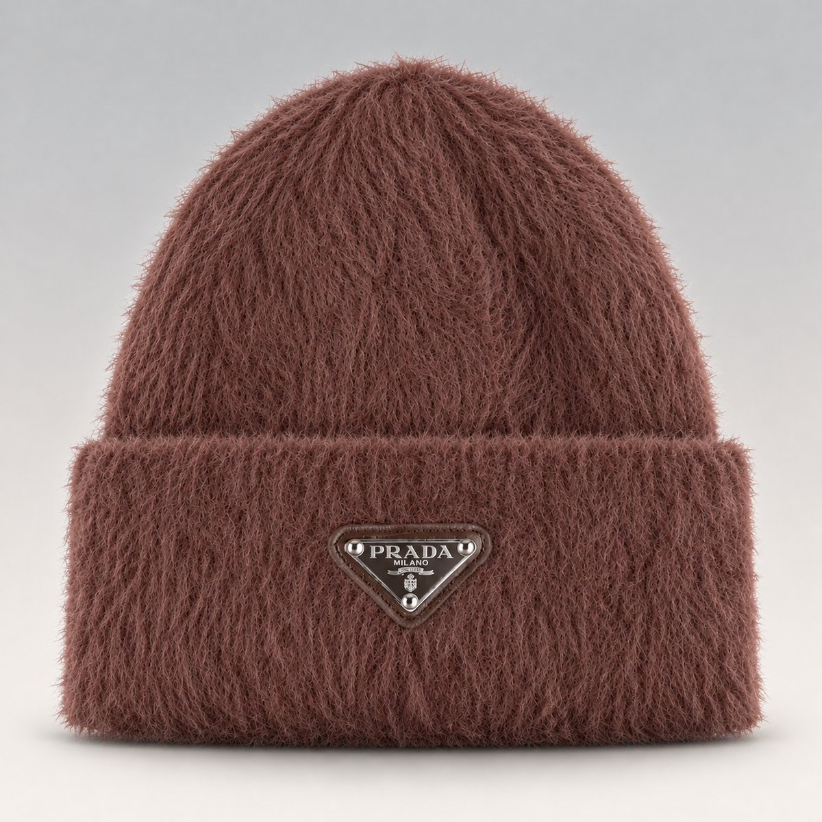 Metal Triangle Logo Beanie