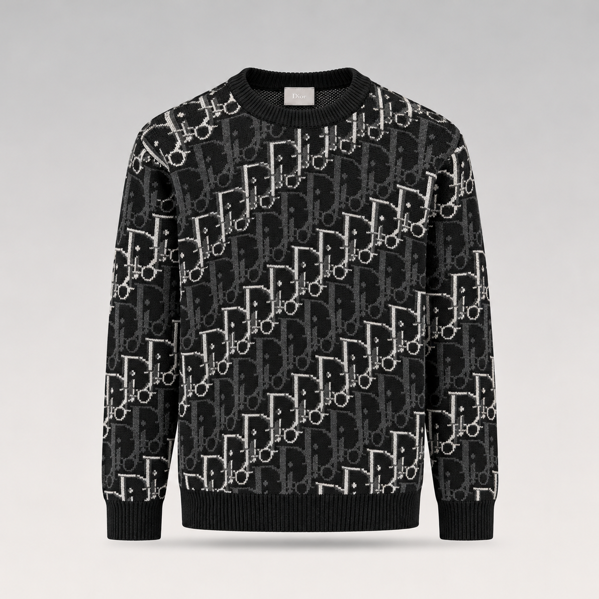 Oblique Knit Sweater
