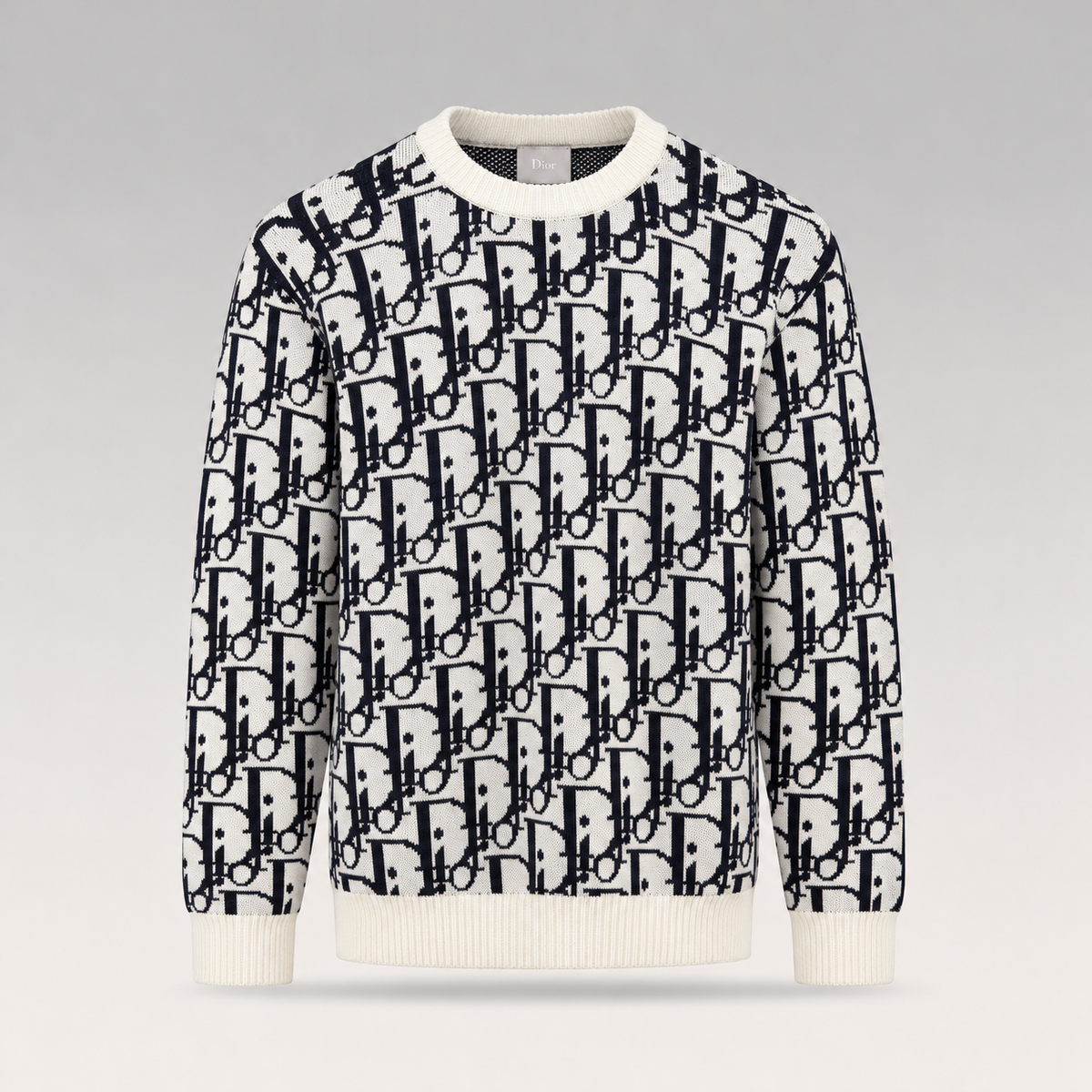 Oblique Knit Sweater