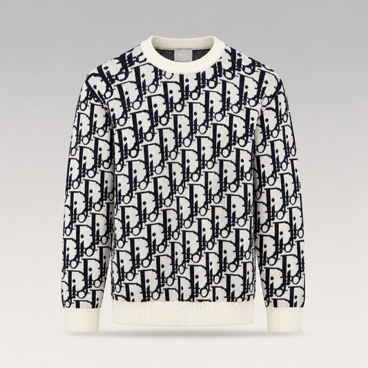 Oblique Knit Sweater
