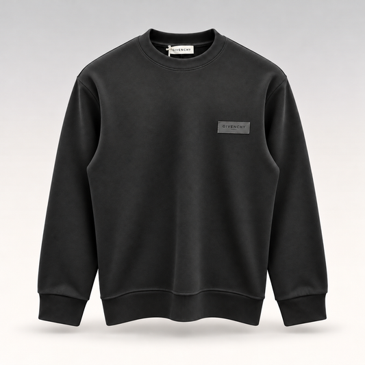 Sweatshirt in with Patch Logo