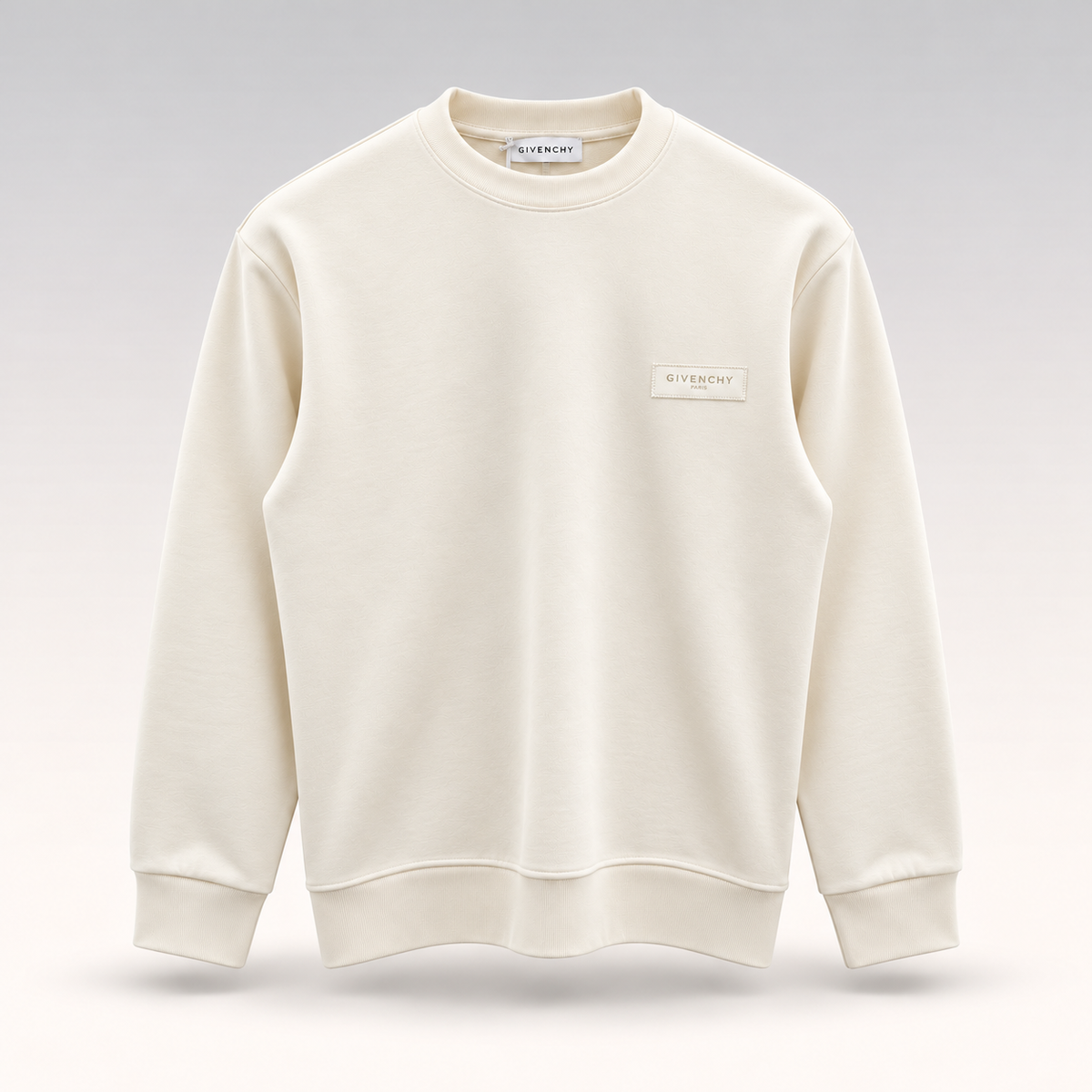 Sweatshirt in with Patch Logo