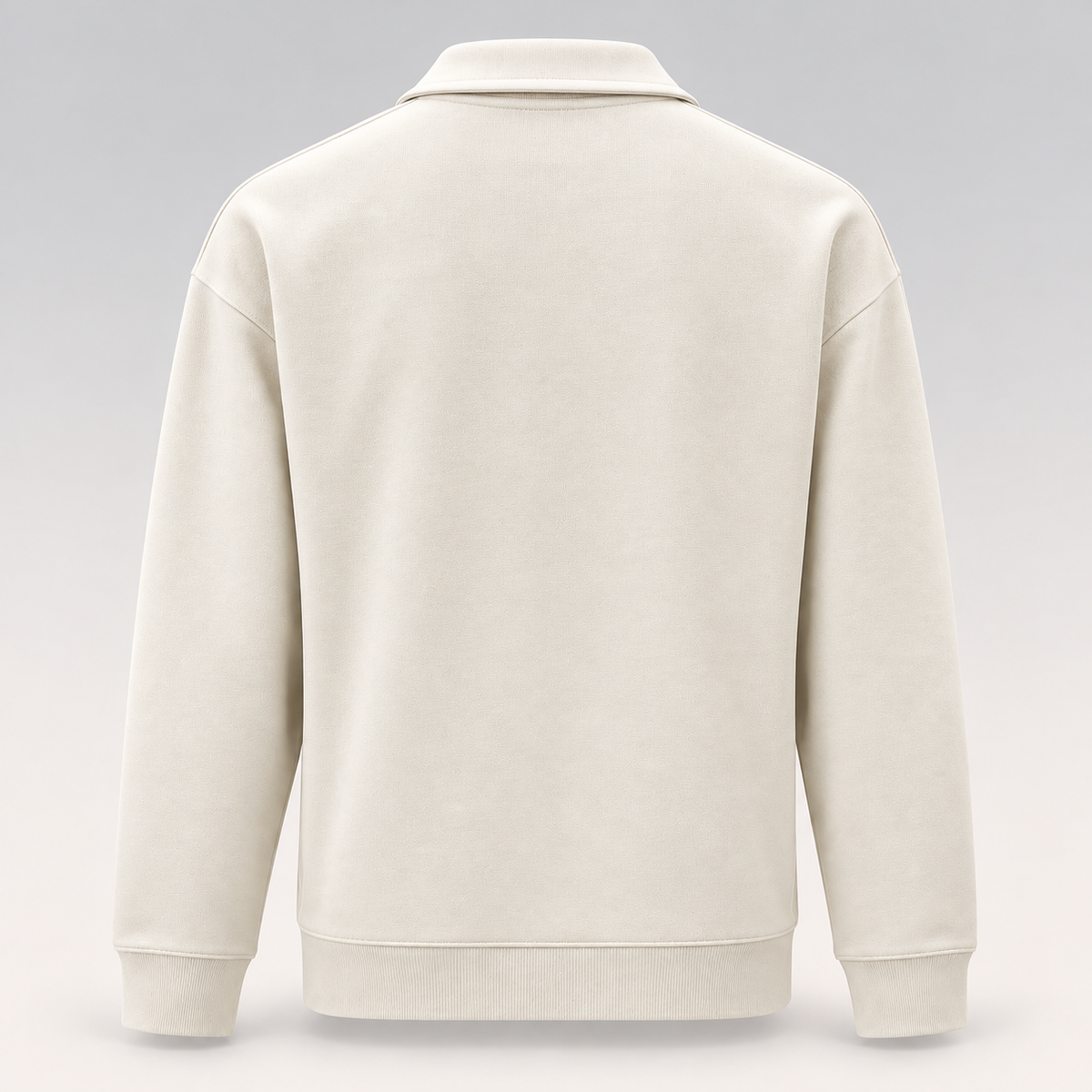 G Logo Long Sleeve Polo Sweatshirt