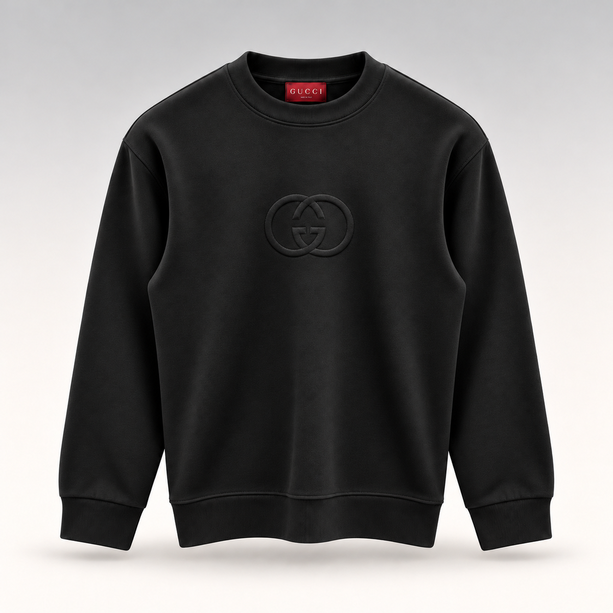 Embossed Logo Cotton Sweatshirt