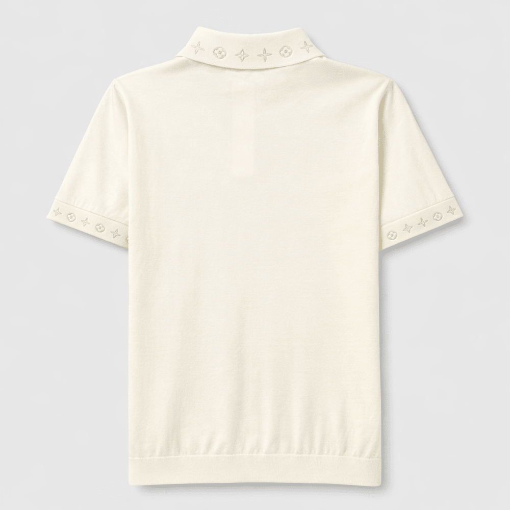 Signature Logo Knit Polo Shirt