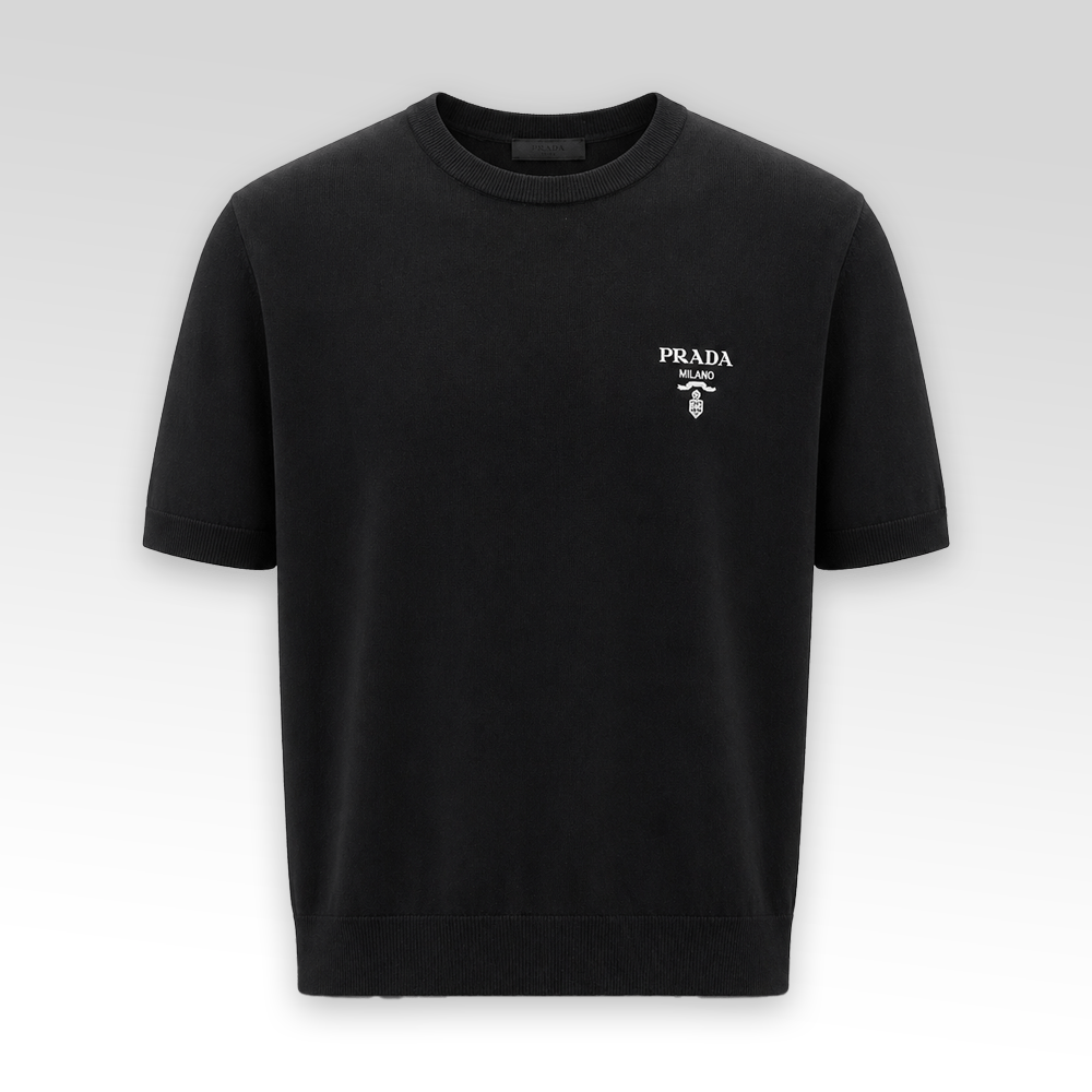 Embroidered Logo Knit Shirt