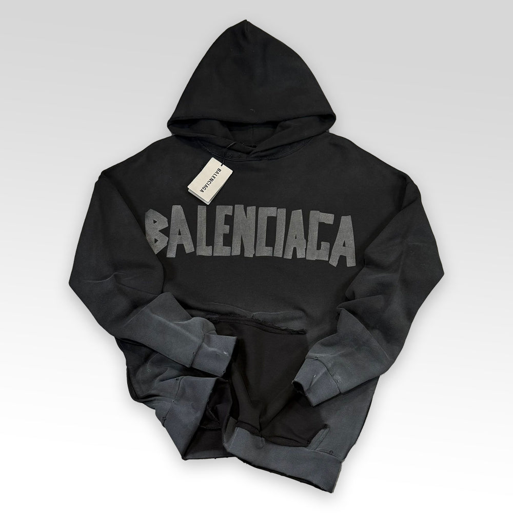 BALENCIAGA Faded Effect Oversized Hoodie