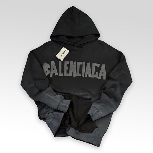 BALENCIAGA Faded Effect Oversized Hoodie
