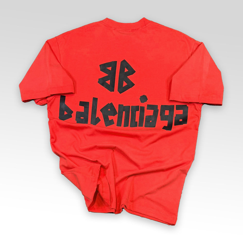 New Tape Type Oversized T-shirt