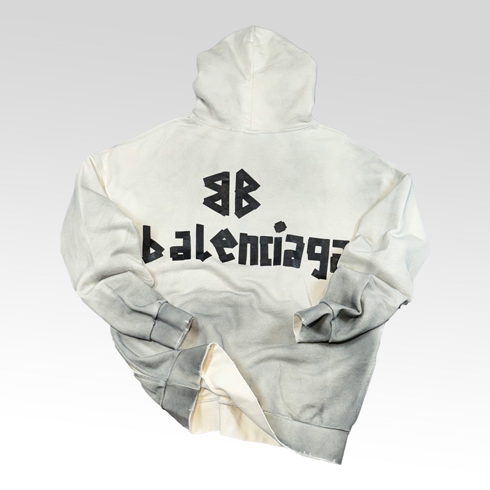 BALENCIAGA Vintage Effect Oversized Hoodie
