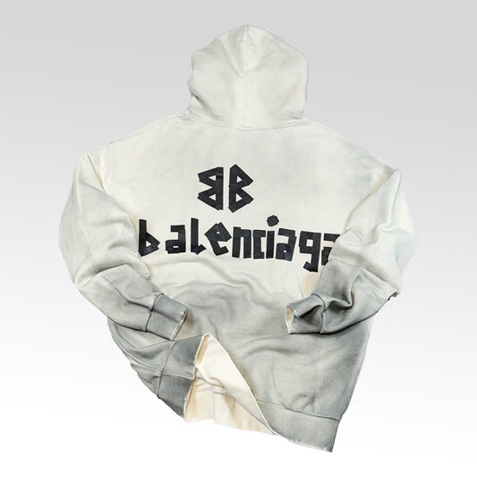 BALENCIAGA Vintage Effect Oversized Hoodie