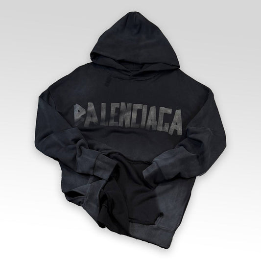 Faded Effect Oversized Hoodie