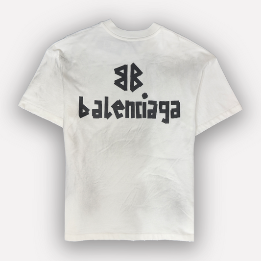 BALENCIAGA Faded T-Shirt Large Fit