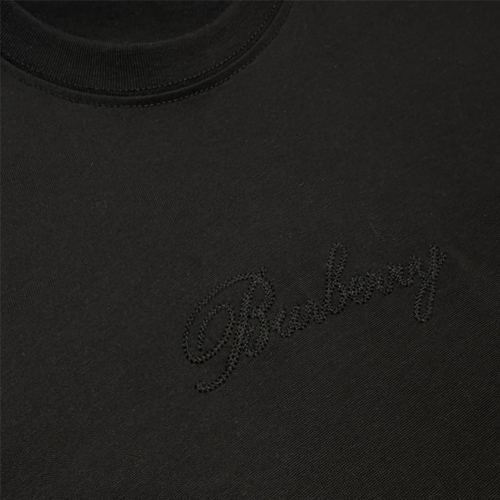 Embroidered Logo Cotton T-shirt