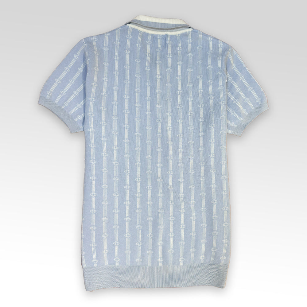 Monogram Knit Polo Shirt