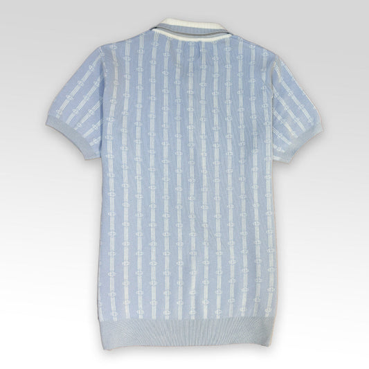 Monogram Knit Polo Shirt