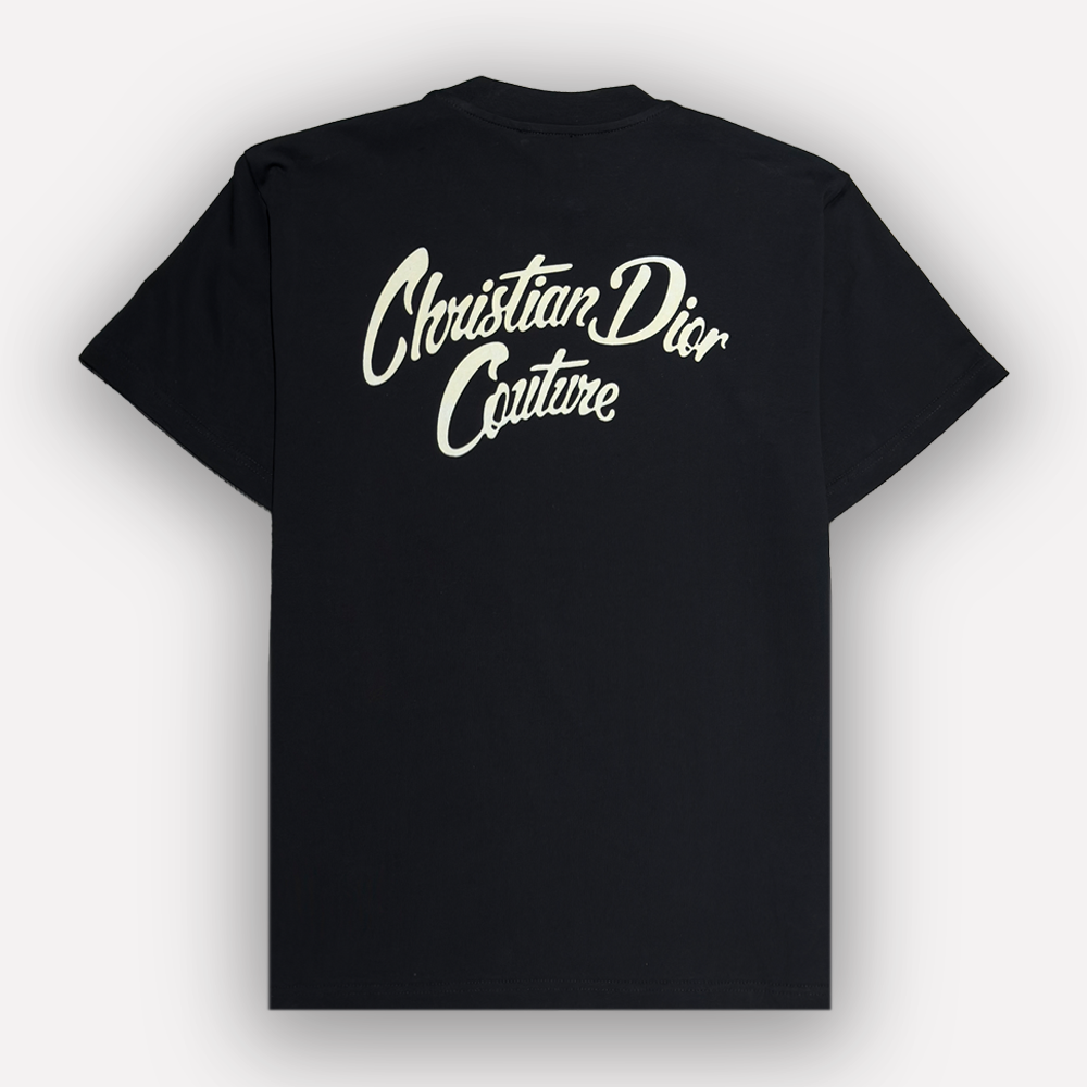 DIOR Embroidered and Print Logo T-shirt