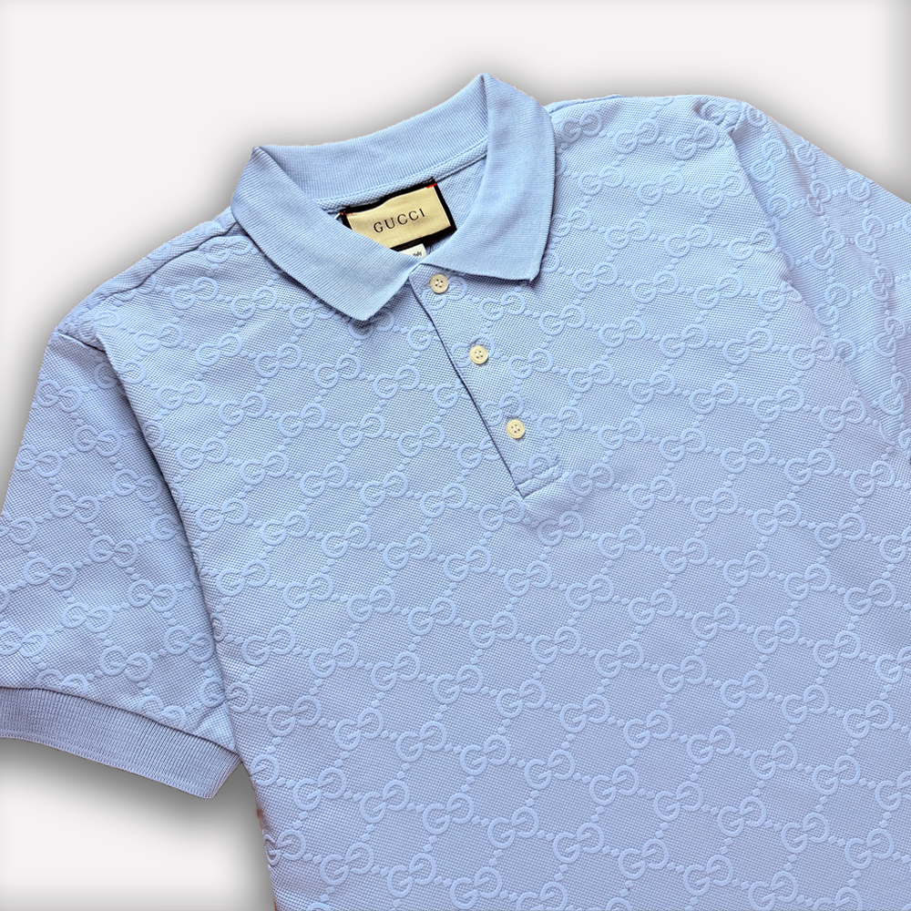GUCCI GG short-sleeved polo shirt