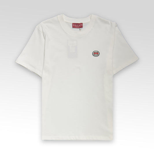 GUCCI Cotton T-shirt With Metal Logo
