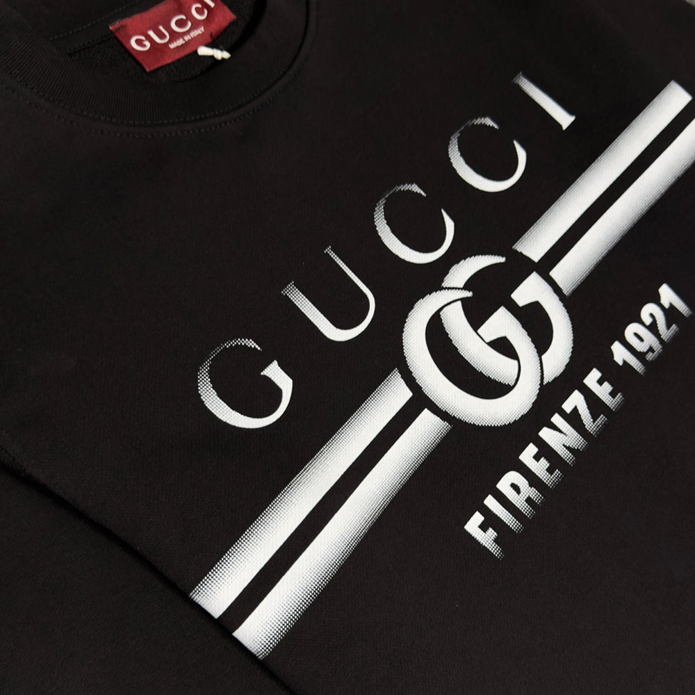 GUCCI GG  Logo Print Sweatshirt