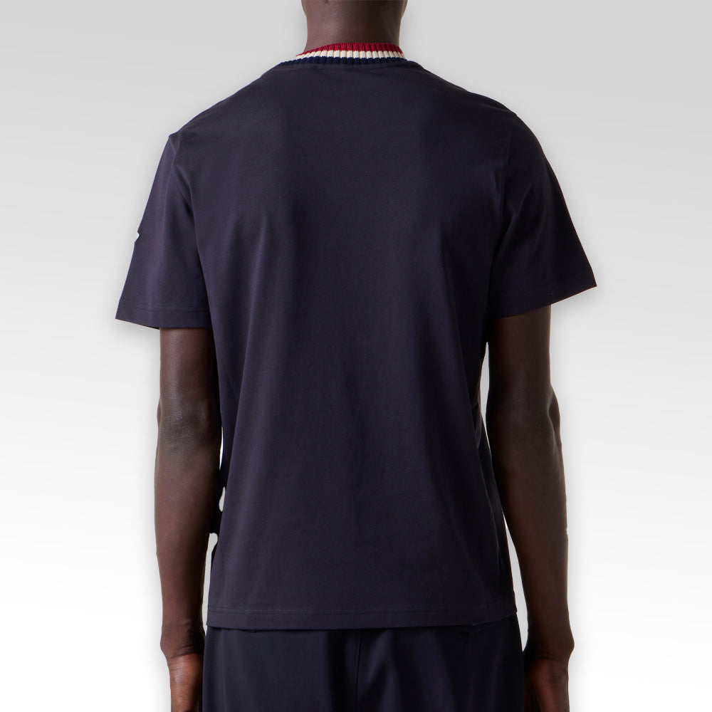 Embroidered Logo Cotton T-Shirt